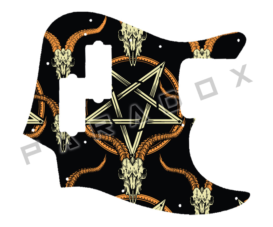 Custom Pickguard For 2014 Made in America Fender American Vintage Hot Rod 70s Jazz Bass