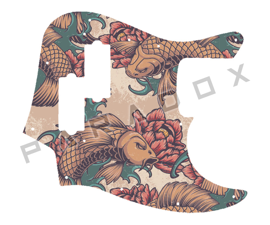 Custom Pickguard For 2014 Made in America Fender American Vintage Hot Rod 70s Jazz Bass