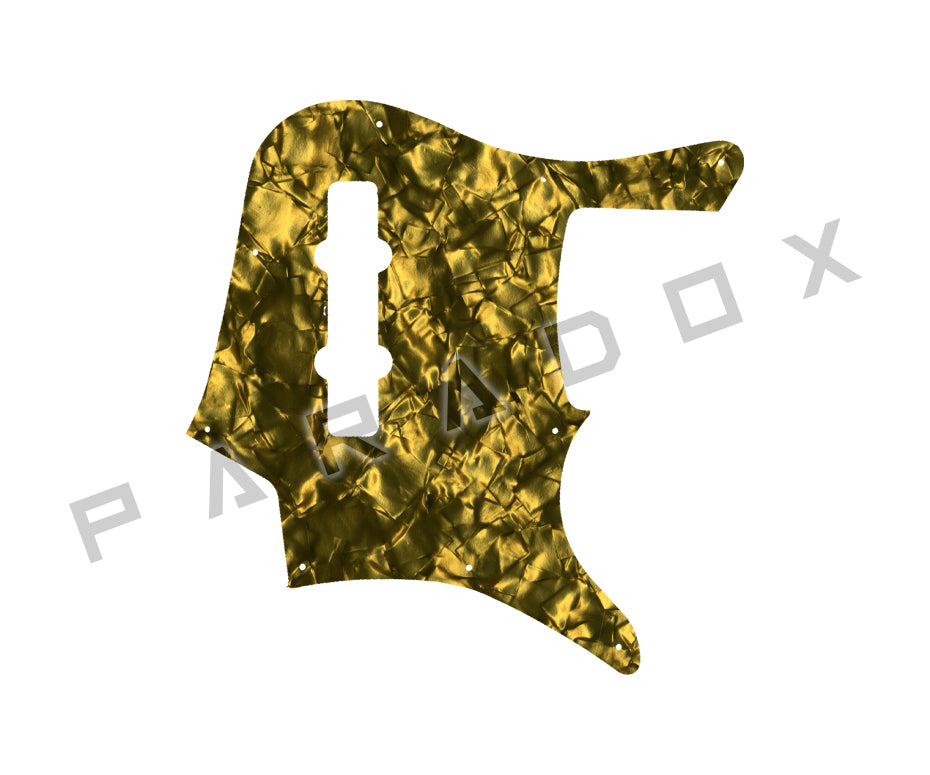 Custom Pickguard For 2025 Made in America Kiesel Thanos 5 string bass