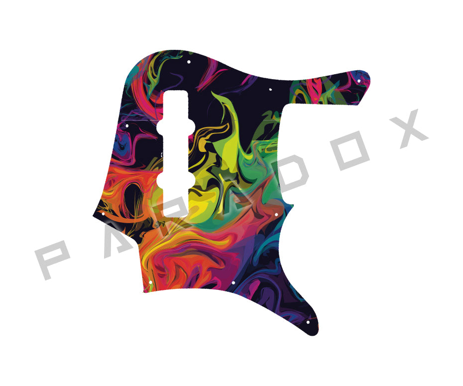 Custom Pickguard For 2025 Made in America Kiesel Thanos 5 string bass