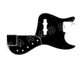 Custom Pickguard For 1999 - 2014 Made in Japan Marcus Miller Artist Series Signature Jazz Bass