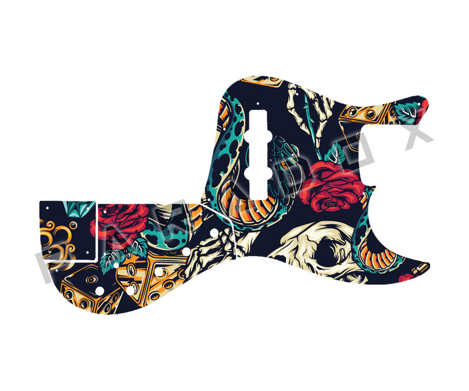 Custom Pickguard For 1999 - 2014 Made in Japan Marcus Miller Artist Series Signature Jazz Bass