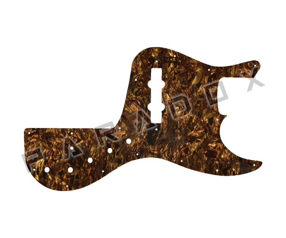 Custom Pickguard For 2012 Made in America Fender Jazz Bass Marcus Miller