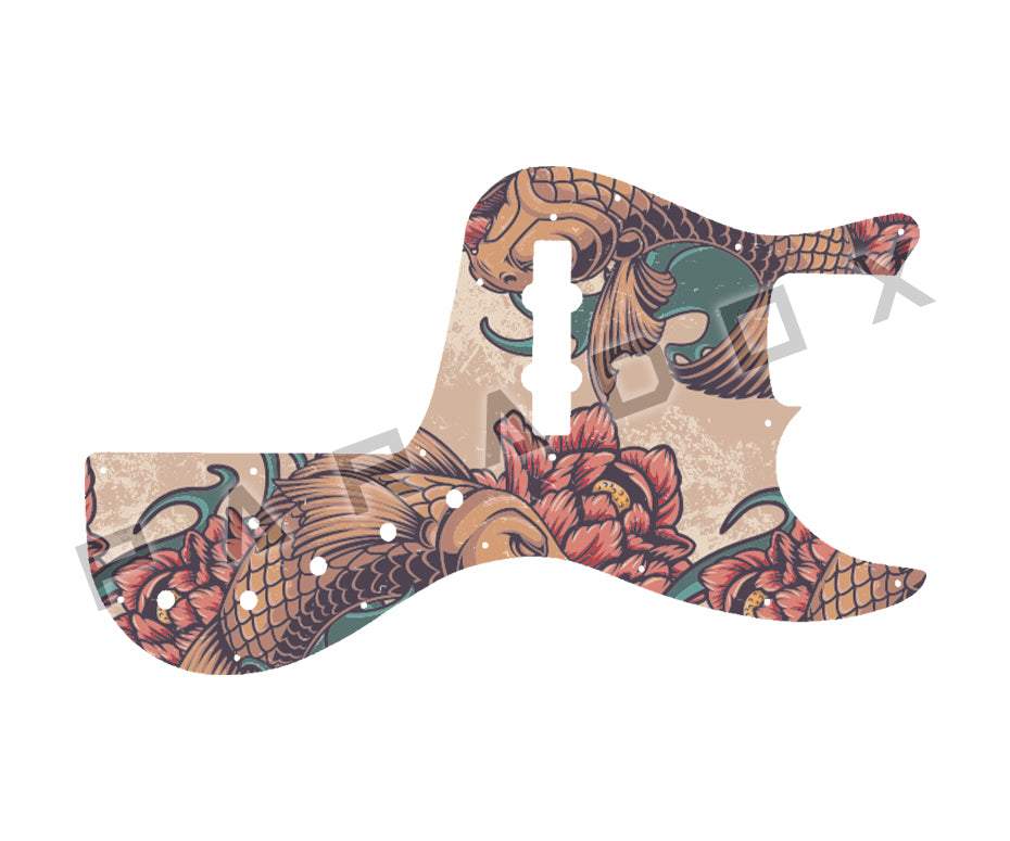 Custom Pickguard For 2012 Made in America Fender Jazz Bass Marcus Miller