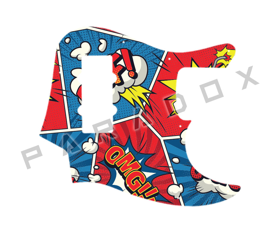 Custom Pickguard For 2012 - 2013 Made in China Fender Modern Player Jazz Bass