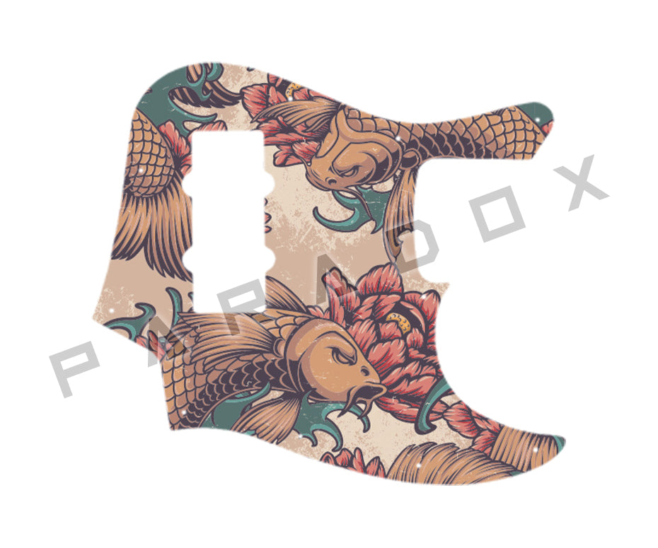 Custom Pickguard For 2012 - 2013 Made in China Fender Modern Player Jazz Bass