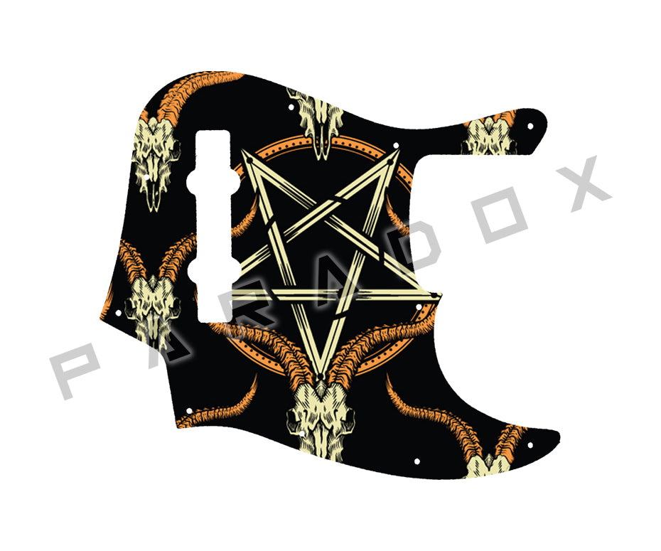 Custom Pickguard For 2025 Made in Mexico Fender Player II Modified Active Jazz Bass V