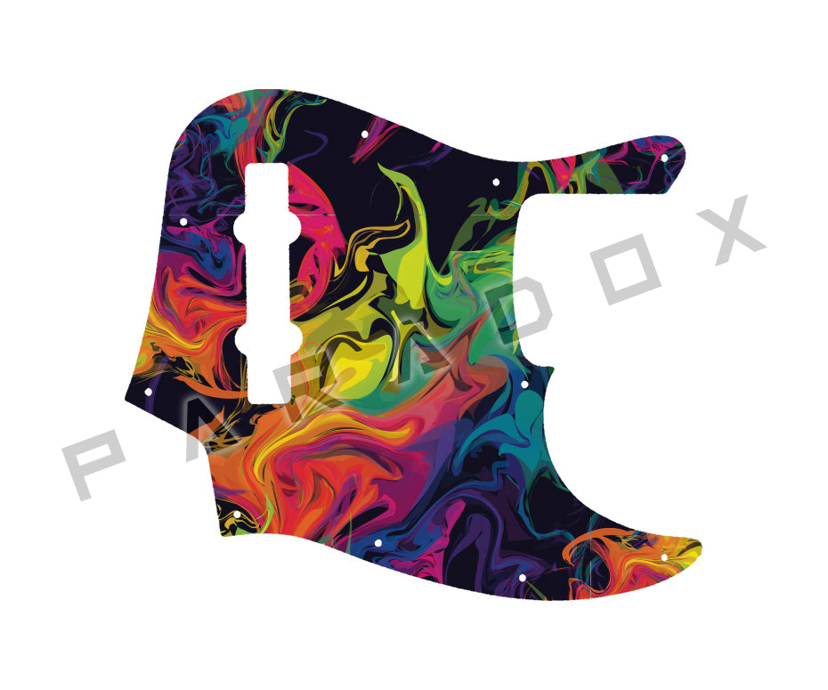 Custom Pickguard For 2025 Made in Mexico Fender Player II Modified Active Jazz Bass V
