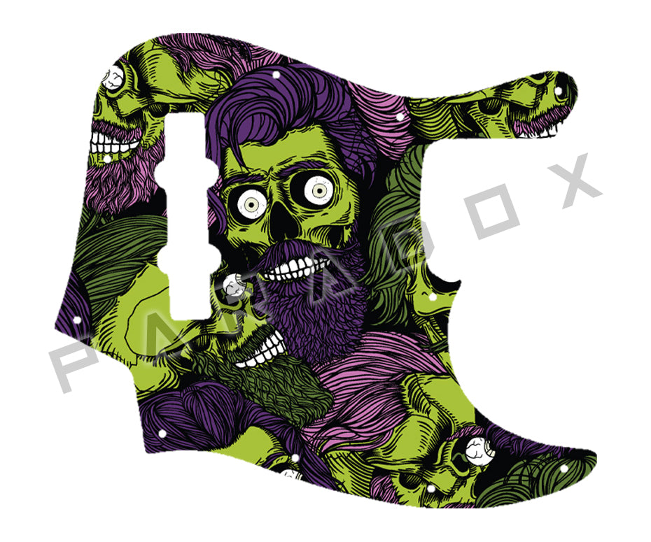Custom Pickguard For 2018 - 2024 Made in Mexico By Fender Player Series Jazz Bass 4-String 20 Fret