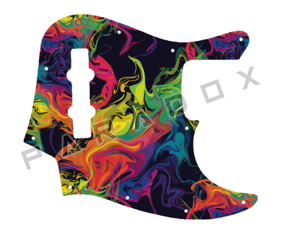 Custom Pickguard For 2018 - 2024 Made in Mexico By Fender Player Series Jazz Bass 4-String 20 Fret
