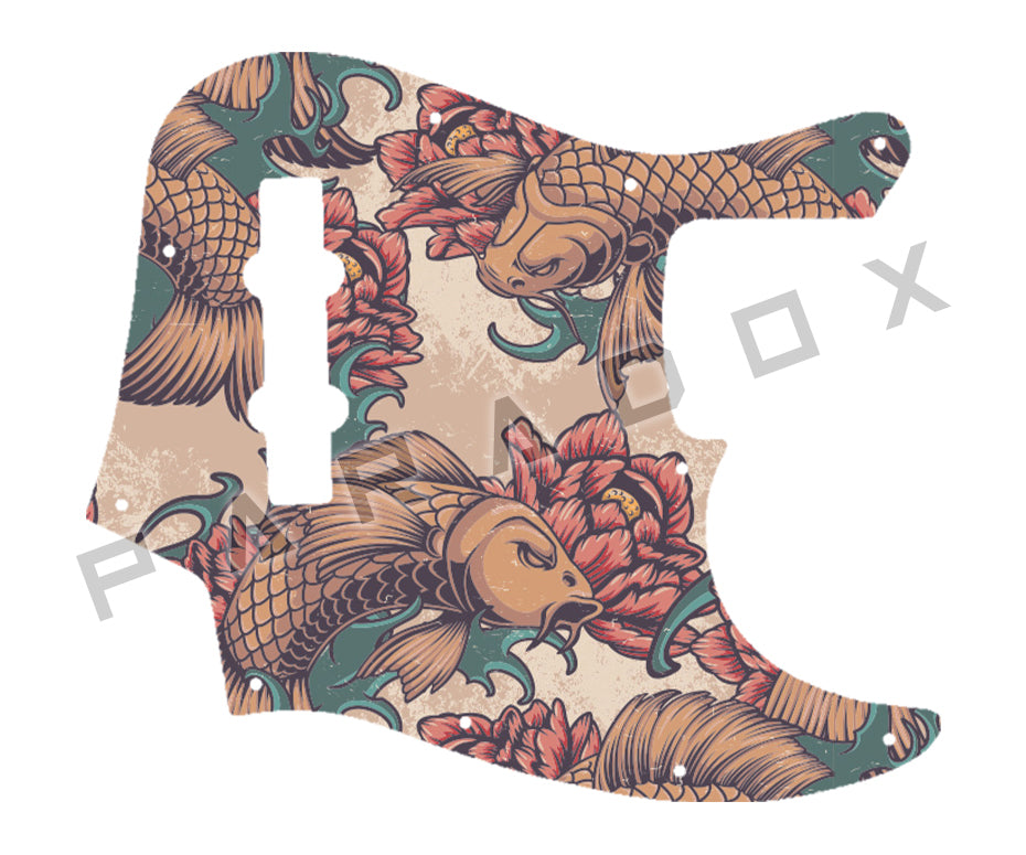 Custom Pickguard For 2018 - 2024 Made in Mexico By Fender Player Series Jazz Bass 4-String 20 Fret