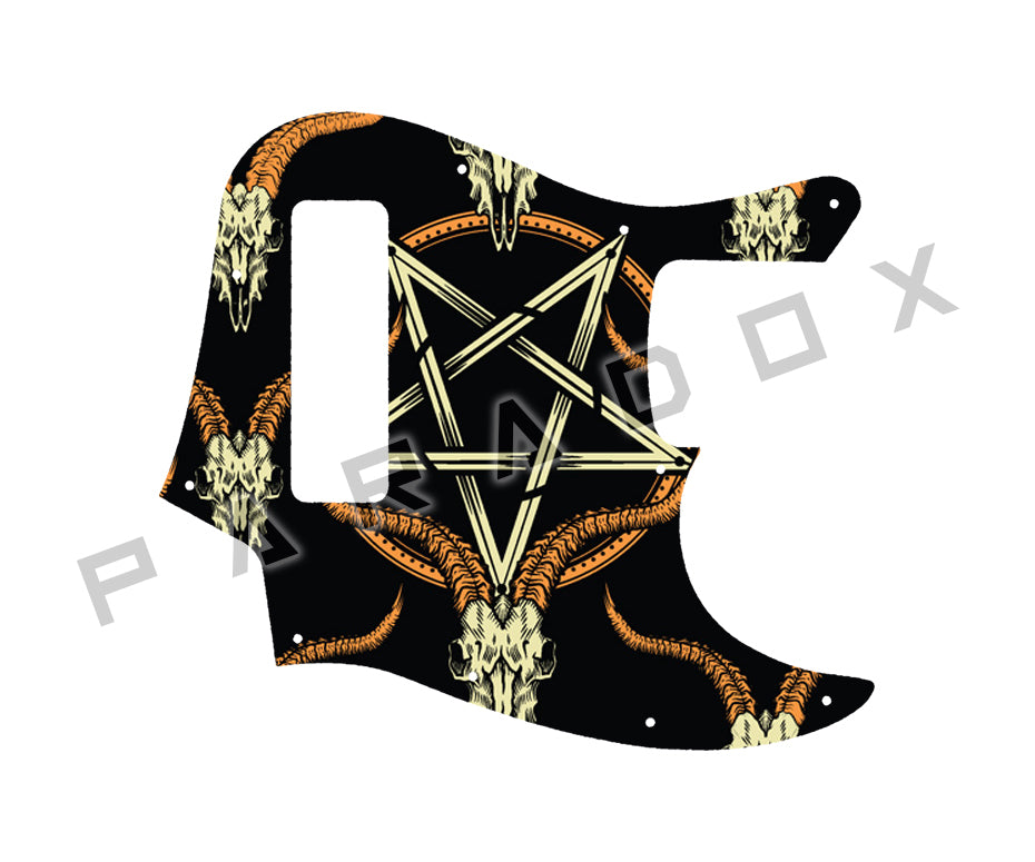 Custom Pickguard For 2018 - 2025 Made in Indonesia Squier Contemporary Active Jazz Bass HH 4-string