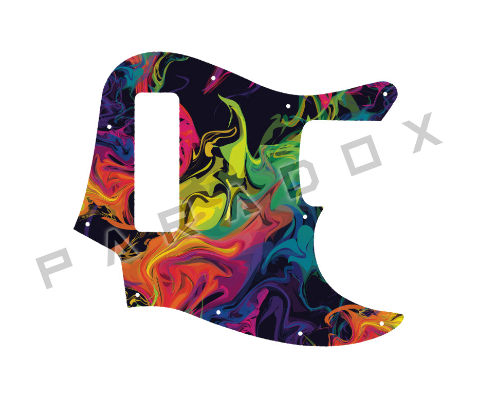 Custom Pickguard For 2018 - 2025 Made in Indonesia Squier Contemporary Active Jazz Bass HH 4-string