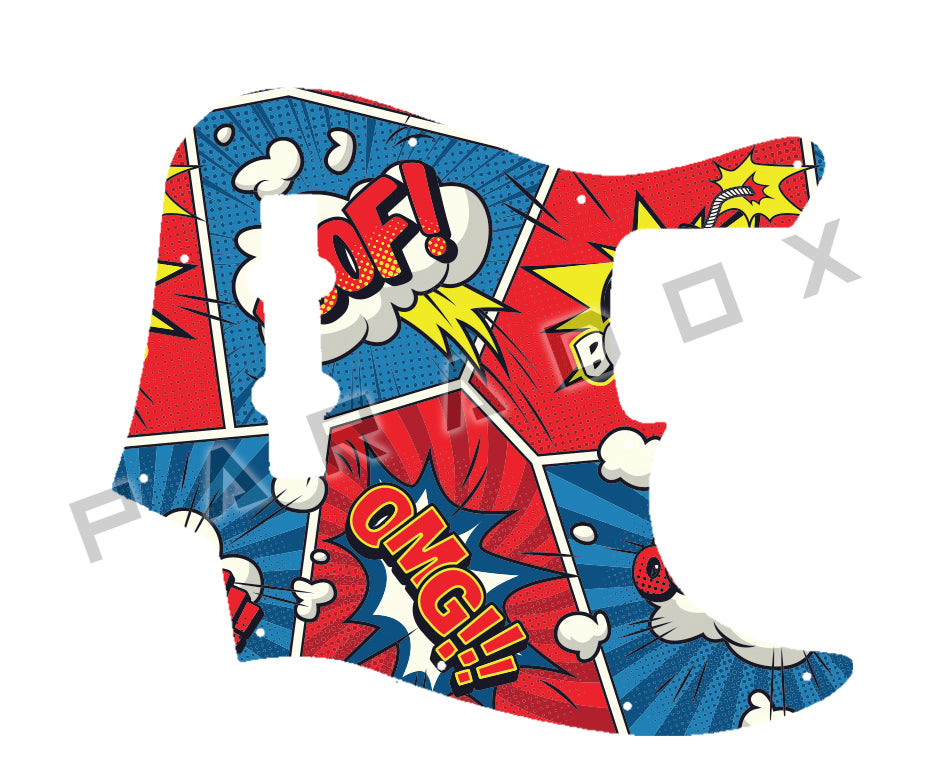 Custom Pickguard For 2019 - 2024 Made in Indonesia Squier Classic Vibe 60's Jazz Bass