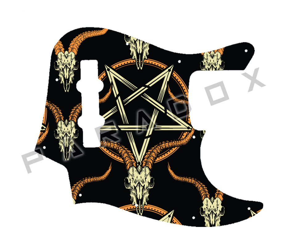 Custom Pickguard For 2019 - 2024 Made in Indonesia Squier Classic Vibe 60's Jazz Bass