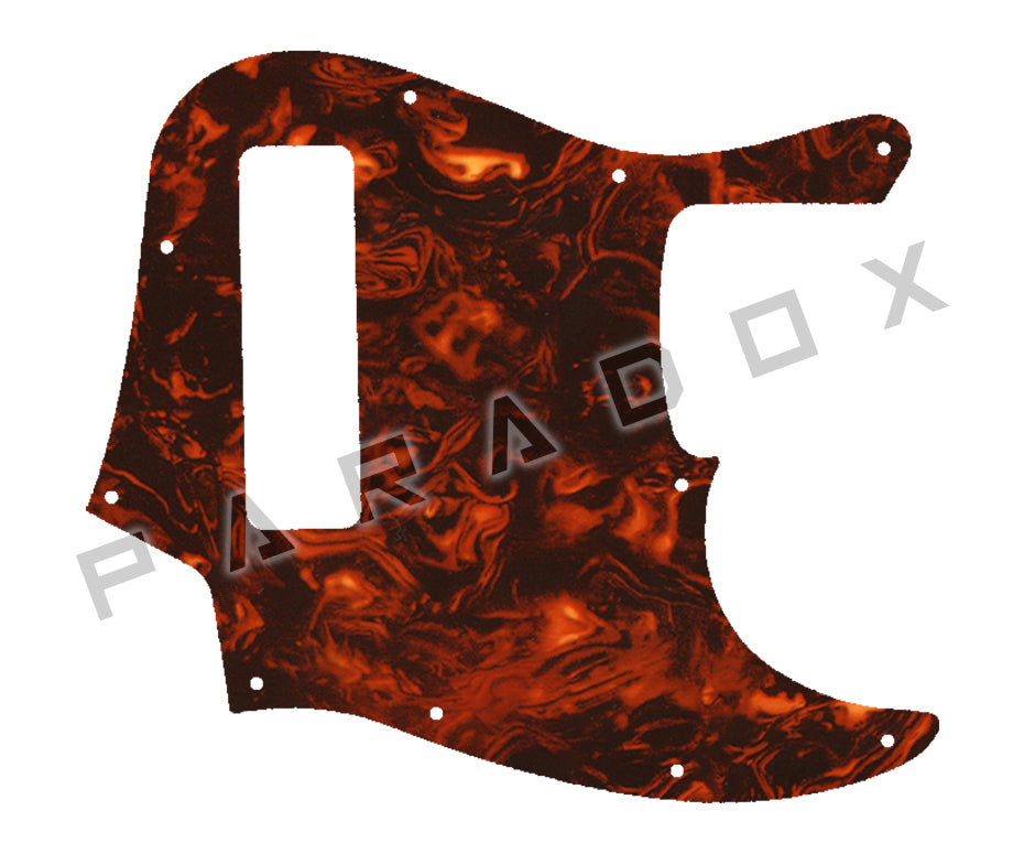 Custom Pickguard For 2018 - 2024 Made in China Squier By Fender Contemporary Active Jazz Bass HH V 5-string