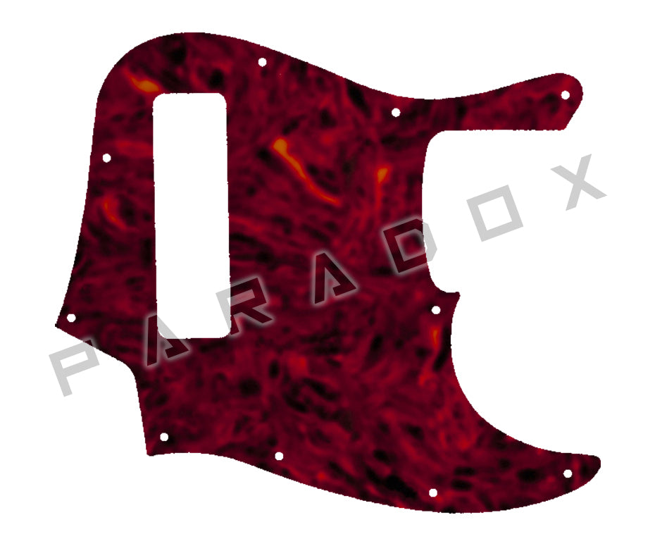 Custom Pickguard For 2018 - 2024 Made in China Squier By Fender Contemporary Active Jazz Bass HH V 5-string