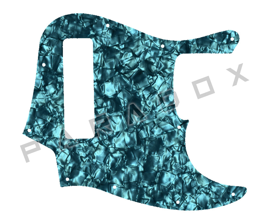 Custom Pickguard For 2018 - 2024 Made in China Squier By Fender Contemporary Active Jazz Bass HH V 5-string