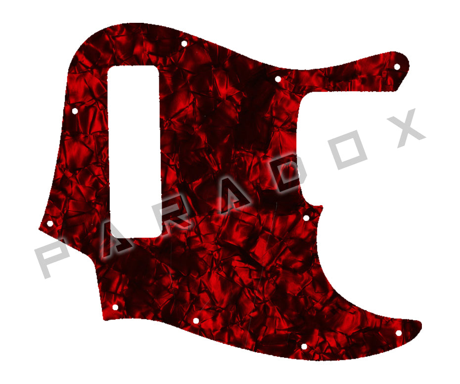 Custom Pickguard For 2018 - 2024 Made in China Squier By Fender Contemporary Active Jazz Bass HH V 5-string