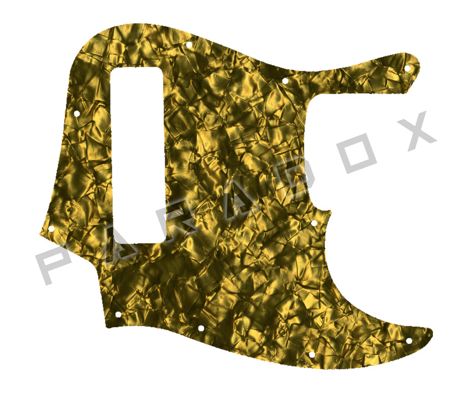 Custom Pickguard For 2018 - 2024 Made in China Squier By Fender Contemporary Active Jazz Bass HH V 5-string