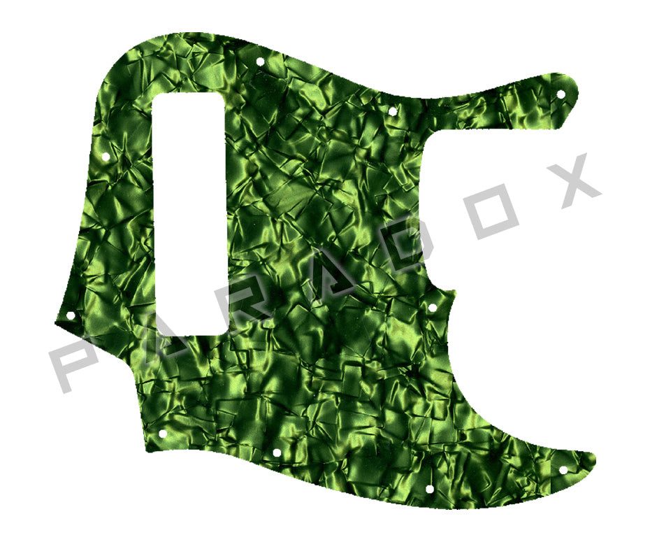 Custom Pickguard For 2018 - 2024 Made in China Squier By Fender Contemporary Active Jazz Bass HH V 5-string