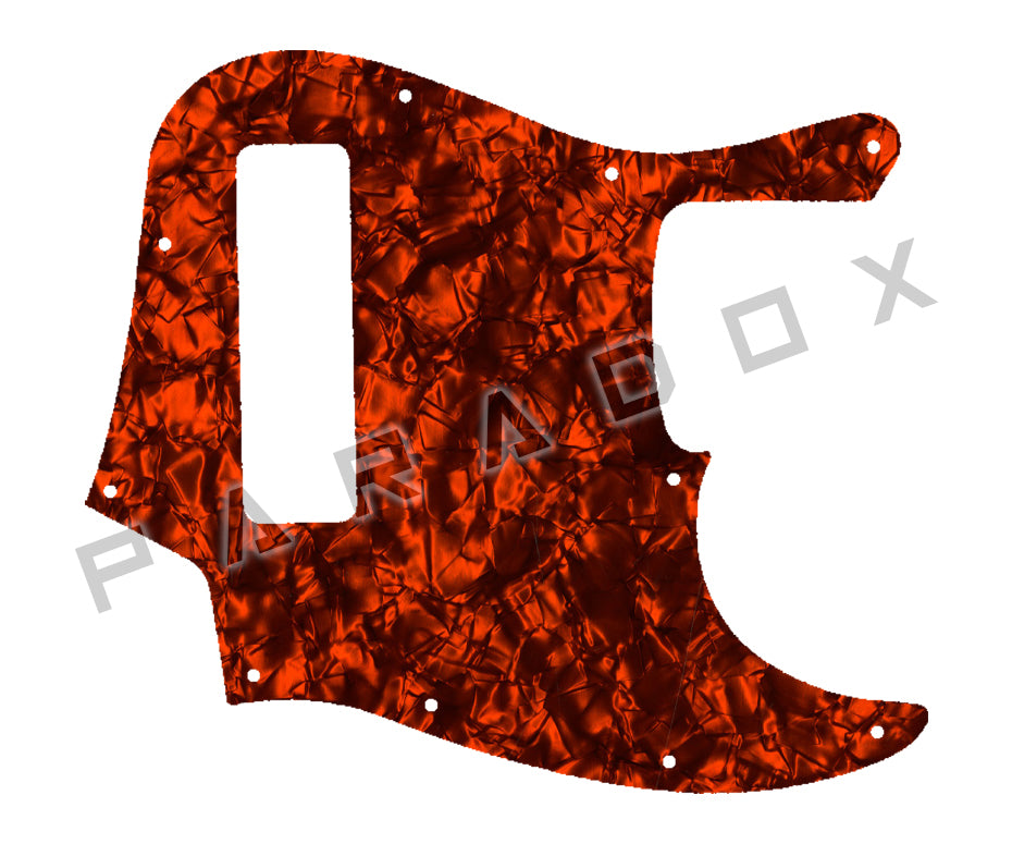 Custom Pickguard For 2018 - 2024 Made in China Squier By Fender Contemporary Active Jazz Bass HH V 5-string