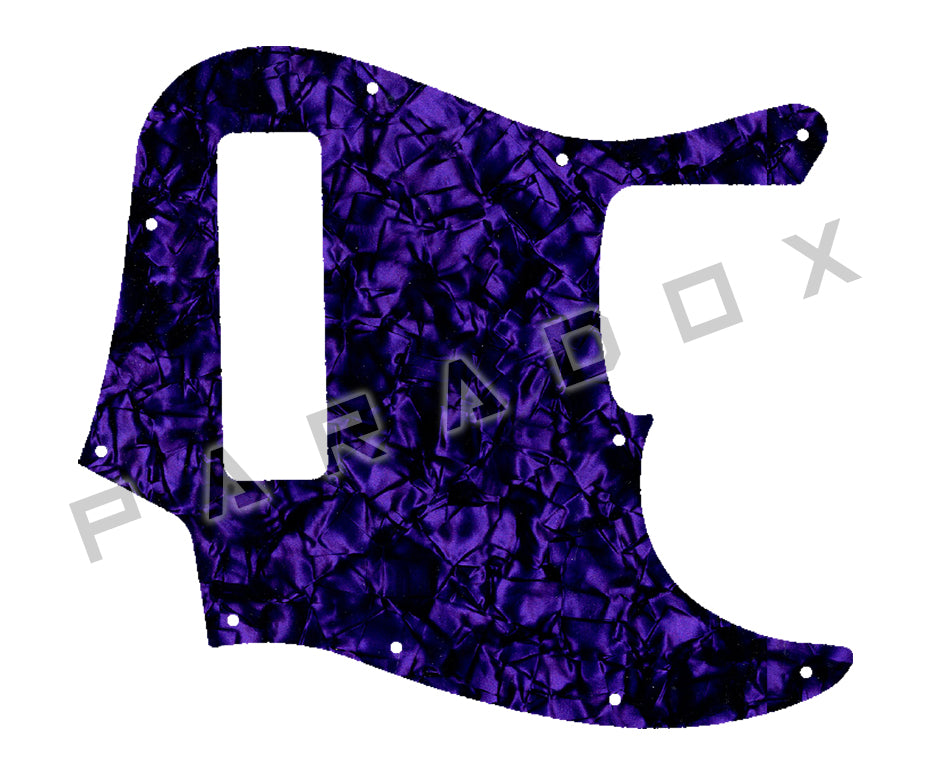 Custom Pickguard For 2018 - 2024 Made in China Squier By Fender Contemporary Active Jazz Bass HH V 5-string