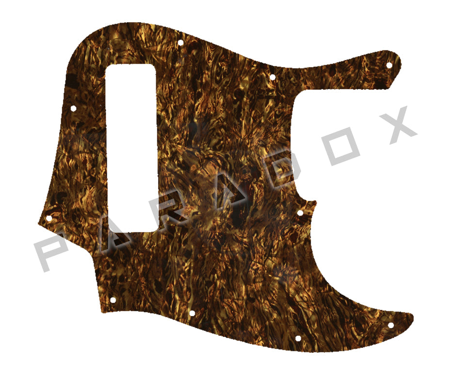 Custom Pickguard For 2018 - 2024 Made in China Squier By Fender Contemporary Active Jazz Bass HH V 5-string