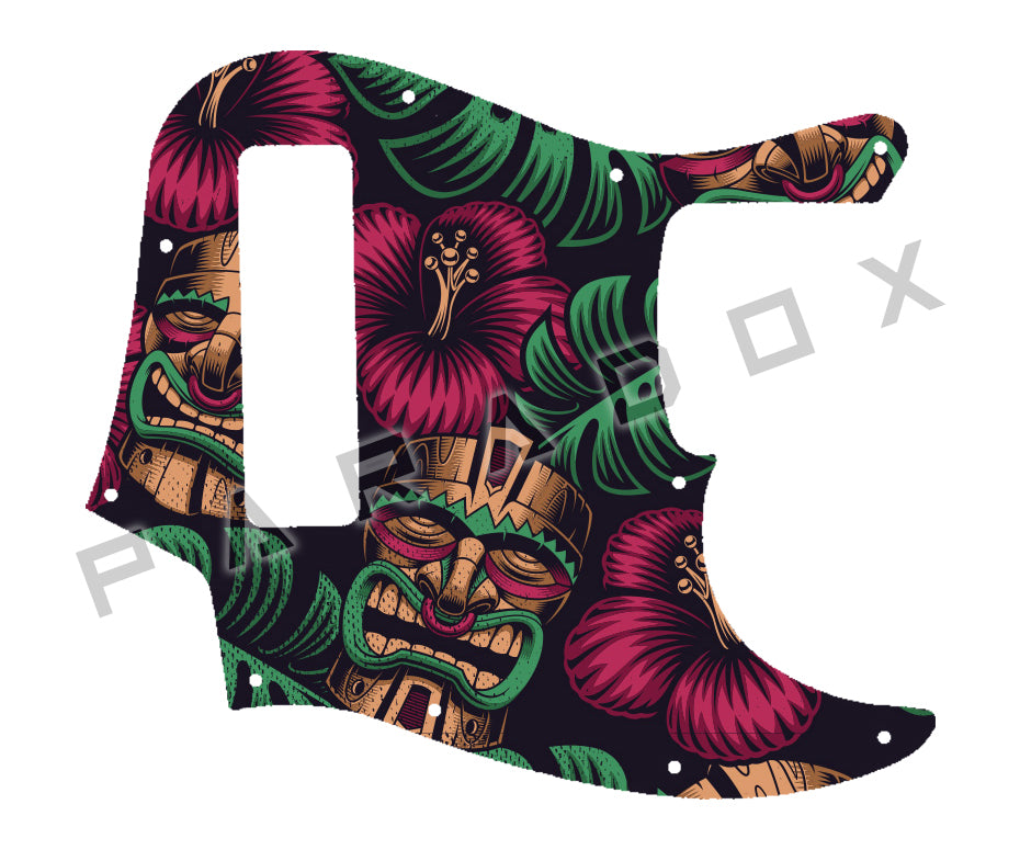 Custom Pickguard For 2018 - 2024 Made in China Squier By Fender Contemporary Active Jazz Bass HH V 5-string