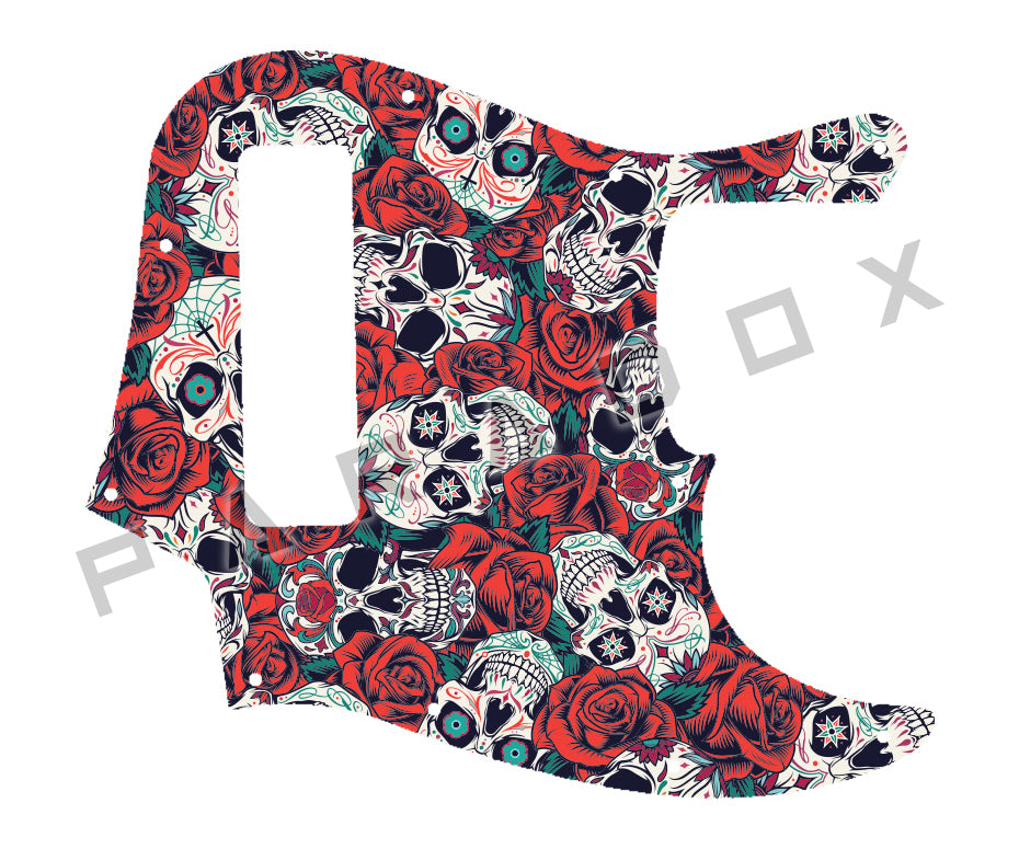 Custom Pickguard For 2018 - 2024 Made in China Squier By Fender Contemporary Active Jazz Bass HH V 5-string