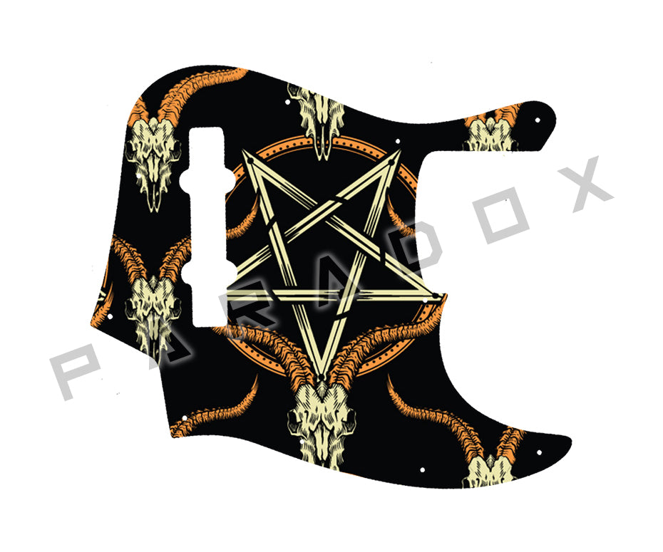 Custom Pickguard For 2023 - 2024 Made in China Squier Affinity Jazz Bass V