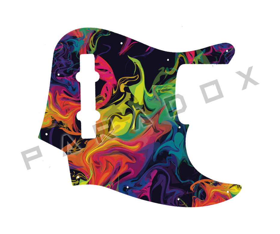Custom Pickguard For 2023 - 2024 Made in China Squier Affinity Jazz Bass V