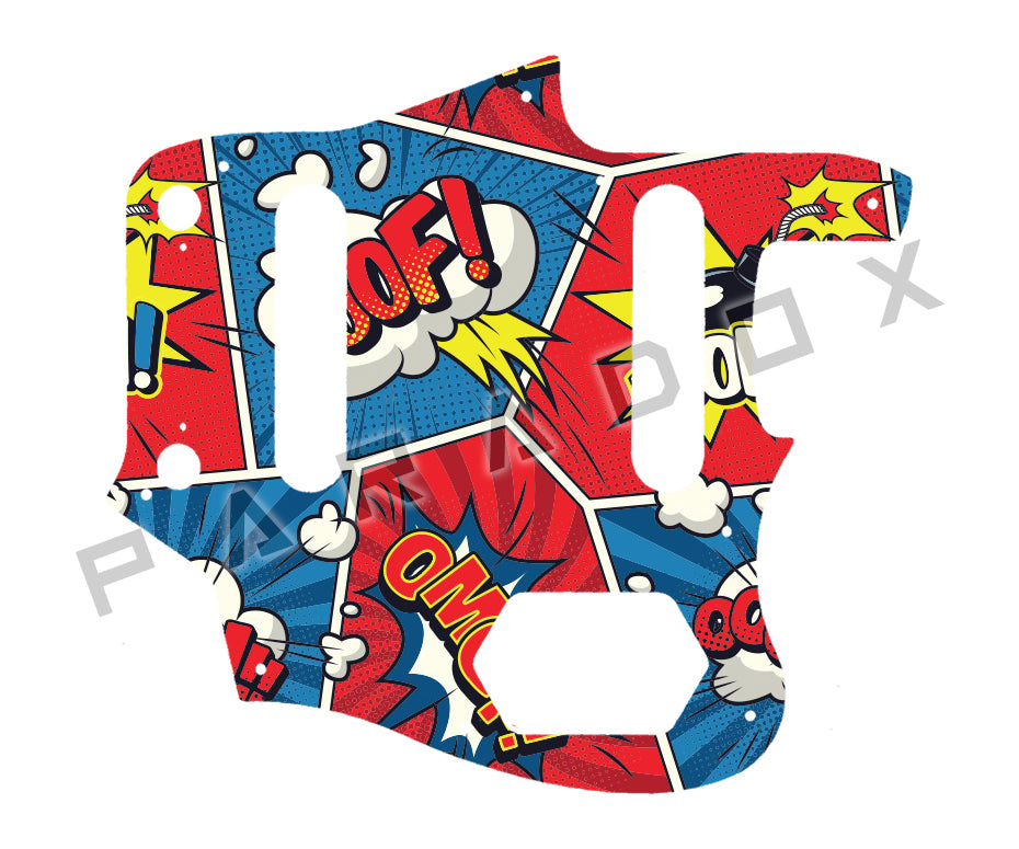 Custom Pickguard For 2018 - 2024 Made in Indonesia Squier Classic Vibe '70s Jaguar