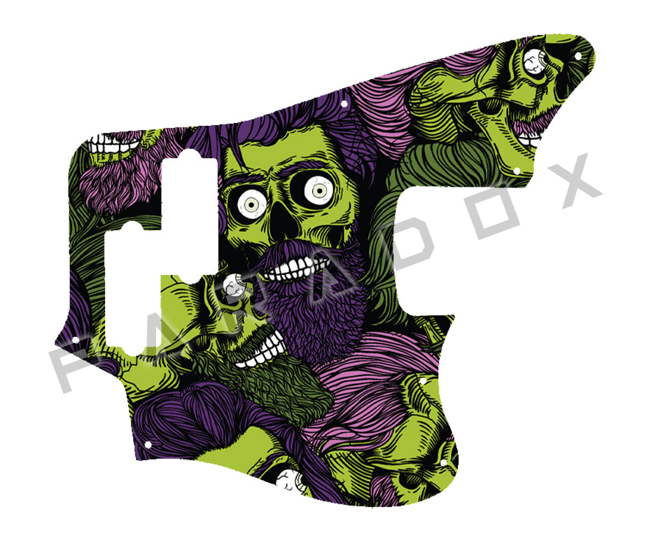 Custom Pickguard For 2018-2024 Made in Mexico By Fender Player Jaguar Bass 4-String