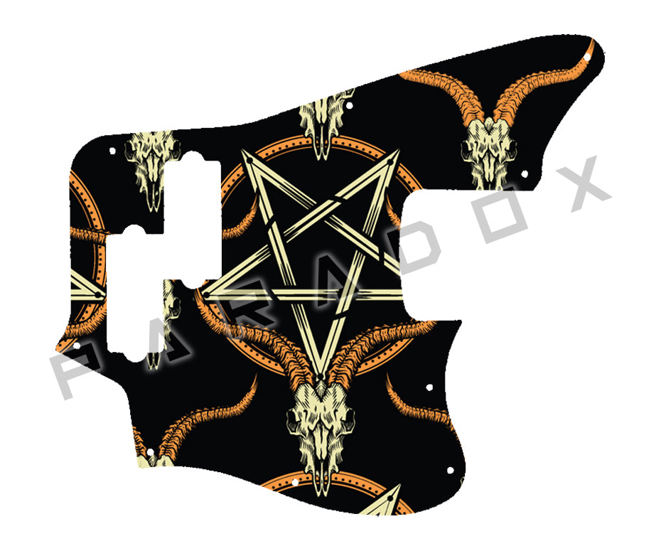 Custom Pickguard For 2018-2024 Made in Mexico By Fender Player Jaguar Bass 4-String