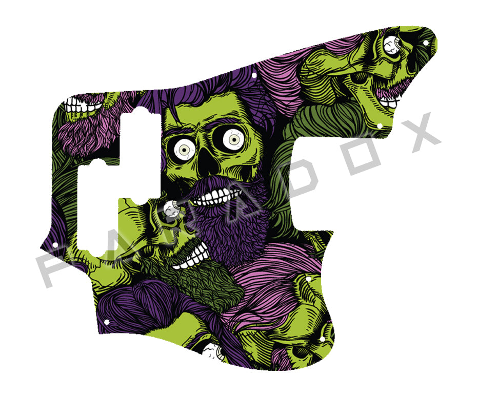Custom Pickguard For 2020 - 2024 Made in Indonesia Squier By Fender Classic Vibe Jaguar Bass 4-string