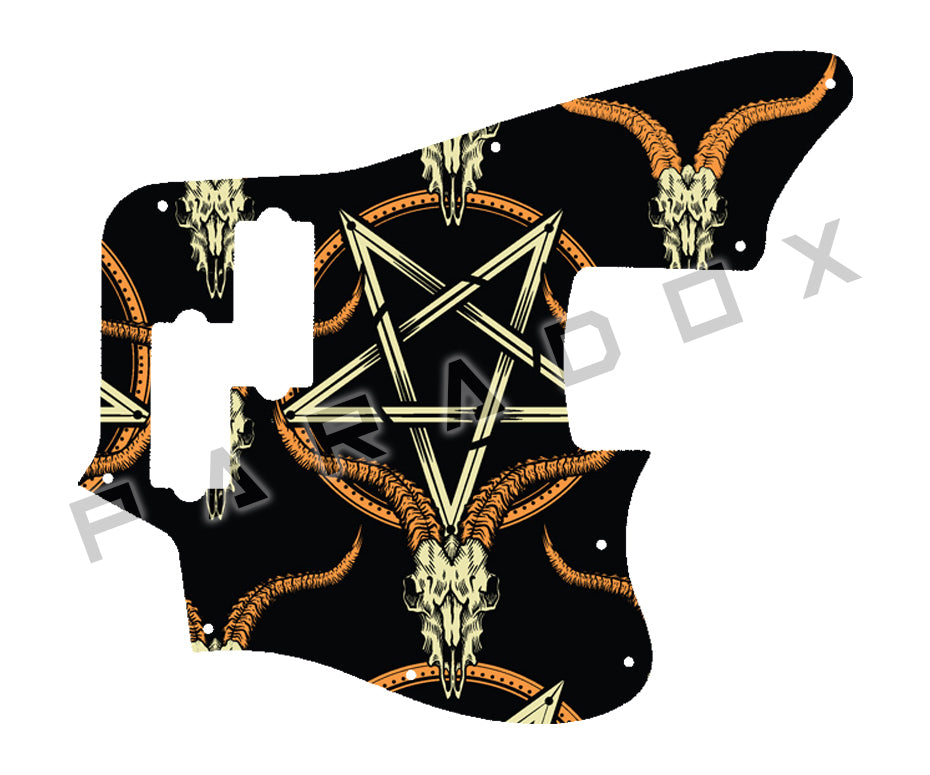 Custom Pickguard For 2020 - 2024 Made in Indonesia Squier By Fender Classic Vibe Jaguar Bass 4-string