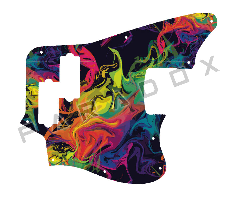 Custom Pickguard For 2020 - 2024 Made in Indonesia Squier By Fender Classic Vibe Jaguar Bass 4-string