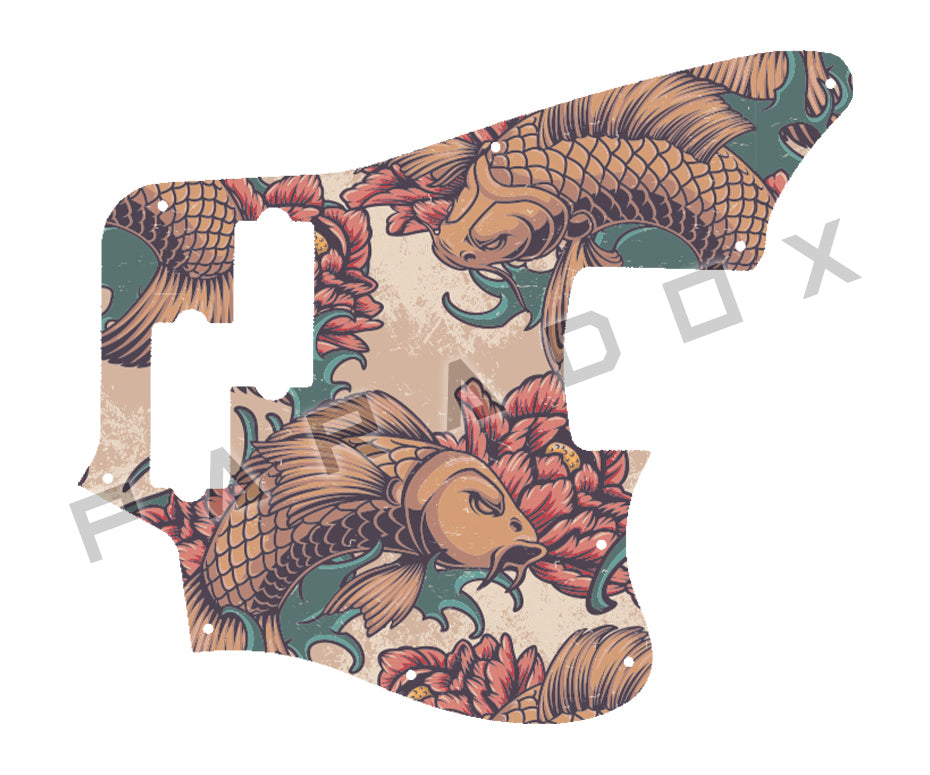 Custom Pickguard For 2020 - 2024 Made in Indonesia Squier By Fender Classic Vibe Jaguar Bass 4-string