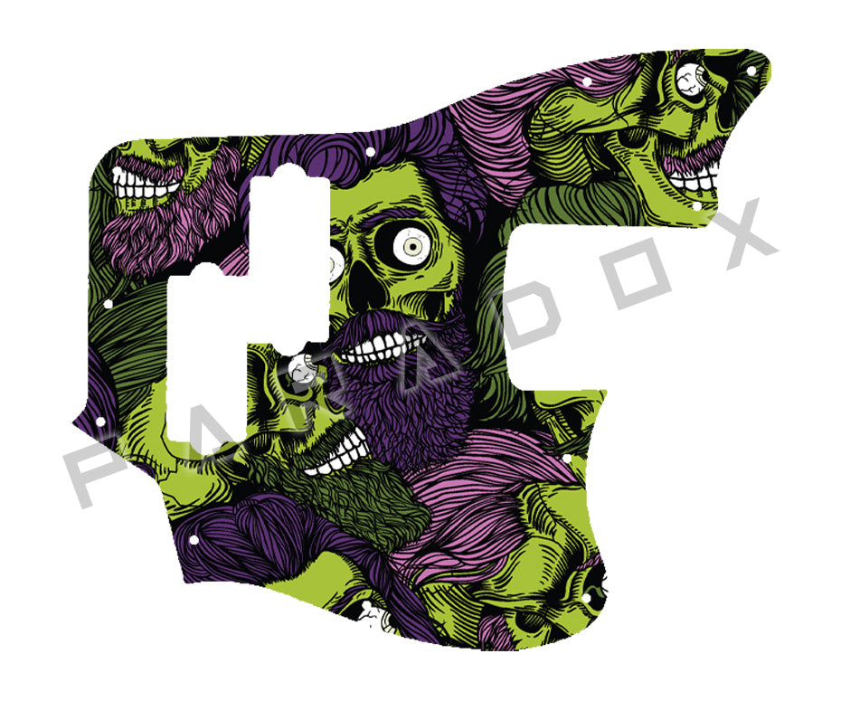 Custom Pickguard For 2012 - 2018 Made in China Squier Vintage Modified Jaguar Bass Special SS
