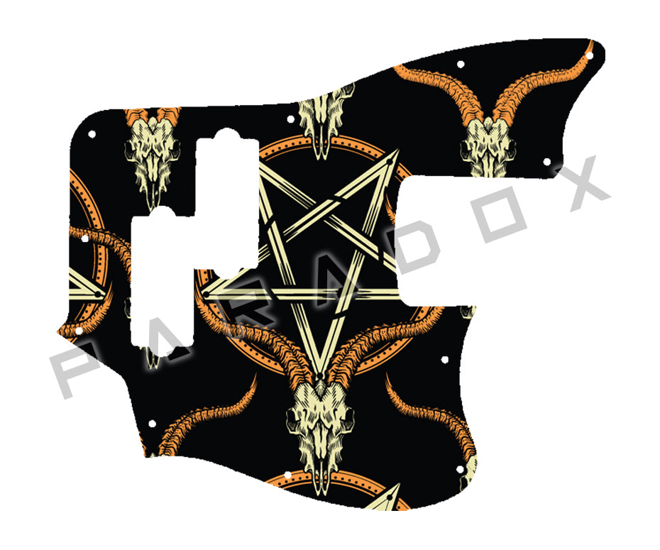 Custom Pickguard For 2012 - 2018 Made in China Squier Vintage Modified Jaguar Bass Special SS