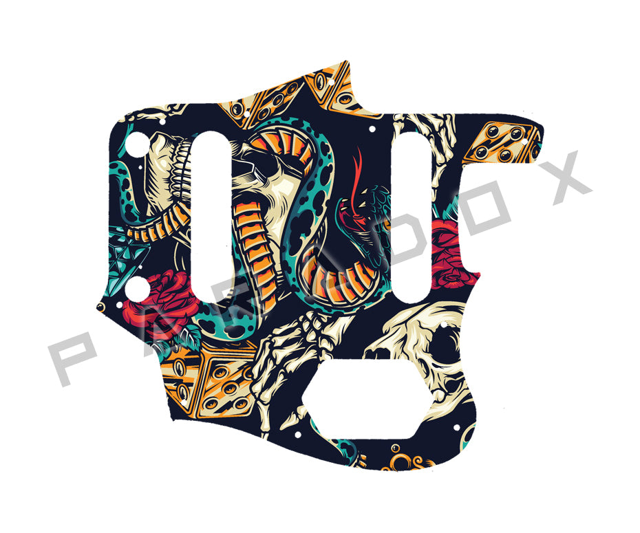 Custom Pickguard For 2018 - 2025 Made in Indonesia Squier Classic Vibe '70s Jaguar