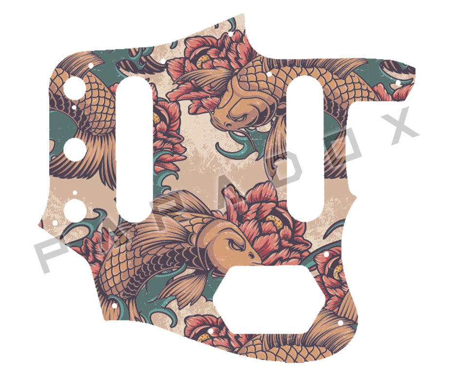 Custom Pickguard For 2018 - 2020 Made in Japan Fender MIJ Hybrid '60s Jaguar