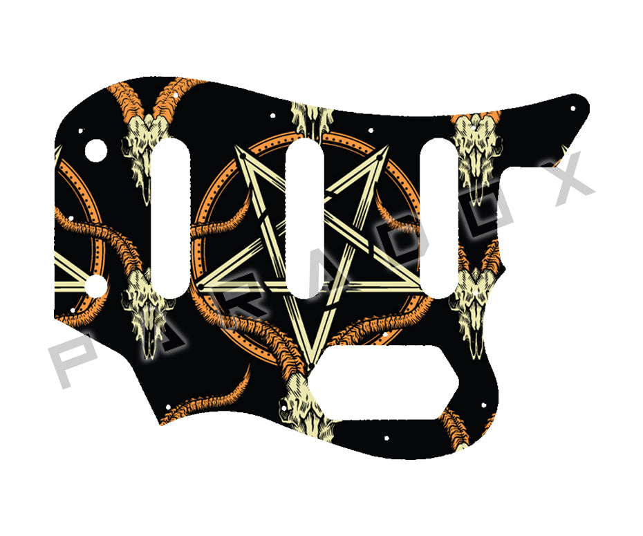 Custom Pickguard For 2019-2024 Made in Indonesia Squier by Fender Classic Vibe Bass VI