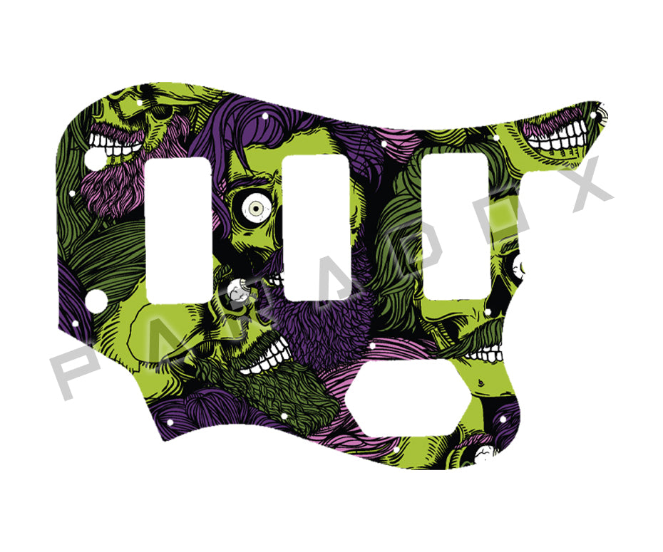 Custom Pickguard For 1961-1964 Fender Bass VI Vintage Bass