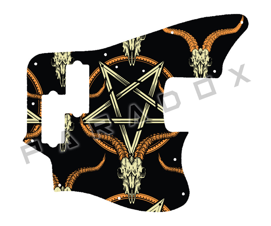 Custom Pickguard For 2011- 2018 Made in Indonesia Squier Vintage Modified Jaguar Bass Special HB