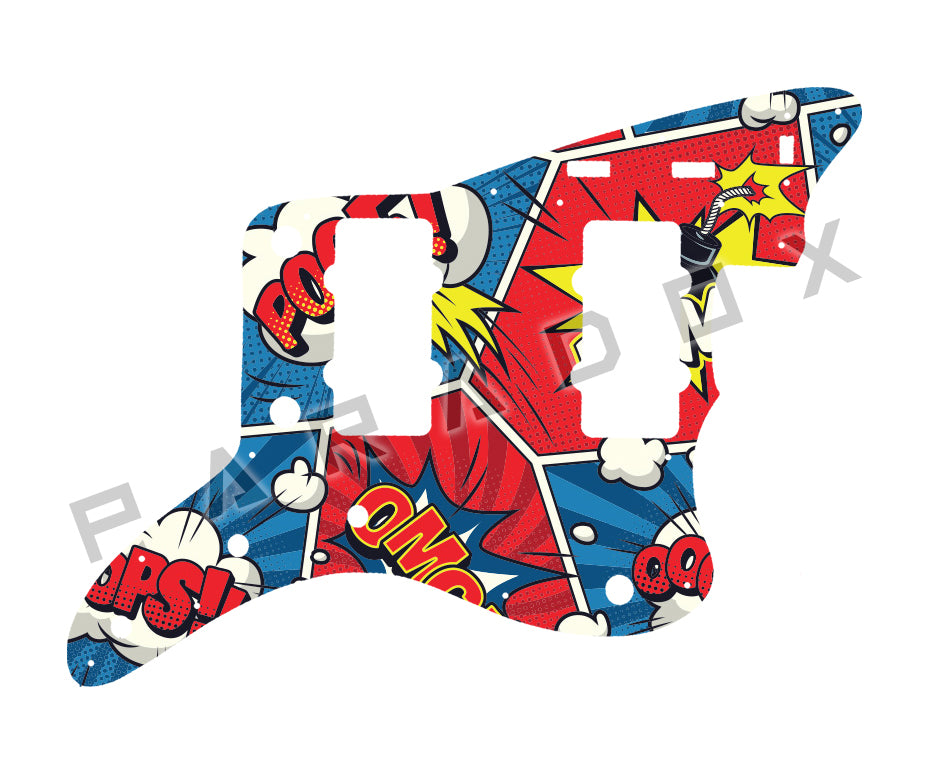 Custom Pickguard For 2018 - 2024 Made in Indonesia Squier Classic Vibe '60s Jazzmaster