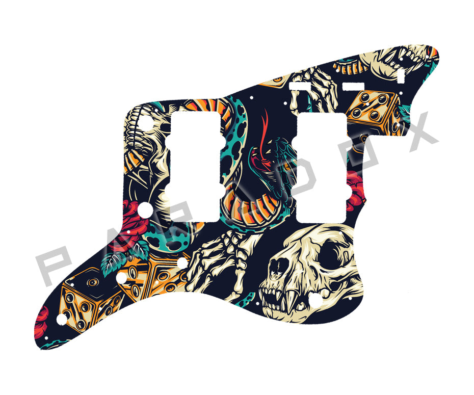 Custom Pickguard For 2018 - 2024 Made in Indonesia Squier Classic Vibe '60s Jazzmaster