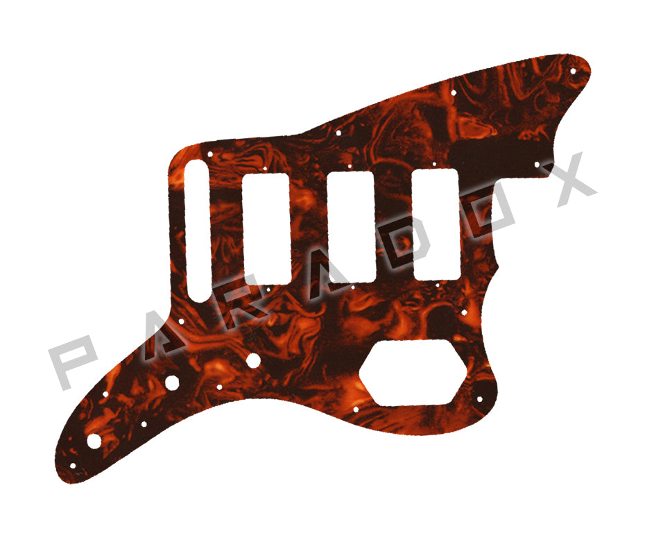 Custom Pickguard For 2023-2024 Made in Mexico Fender Gold Foil Jazzmaster