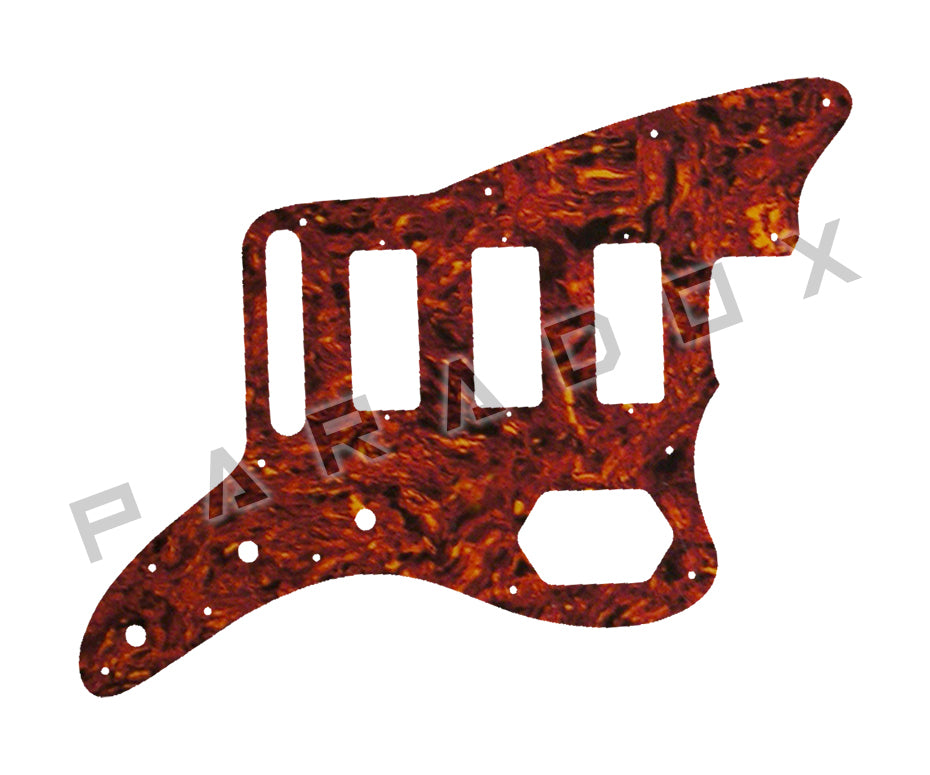 Custom Pickguard For 2023-2024 Made in Mexico Fender Gold Foil Jazzmaster